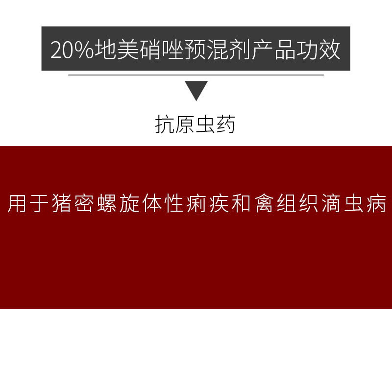 20%地美硝唑预混剂（可水溶）